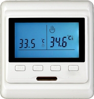 Терморегулятор встраиваемый программируемый E-53.716 кнопочное управление + встроенный датчик тепературы воздуха